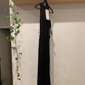 S/W/F Boutique Vanya Dress Black Medium NEW